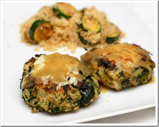 Proceed with Caution: Italian Chicken and Spinach Patties